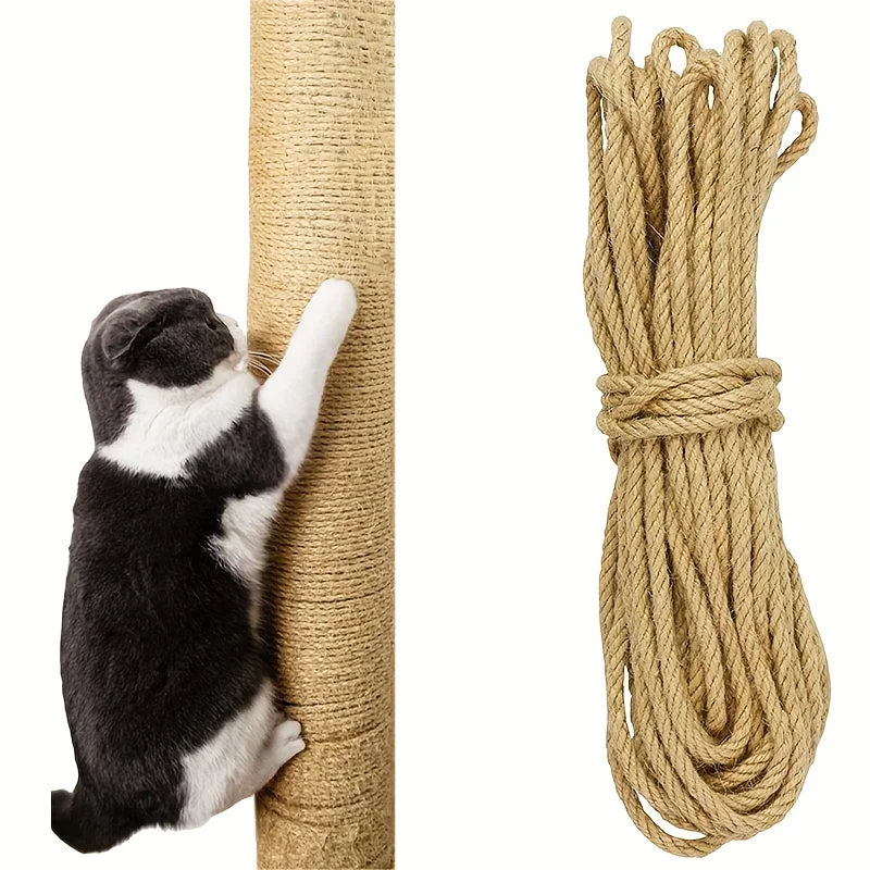 Natural Sisal Rope for Cat Scratchers | 10–50m