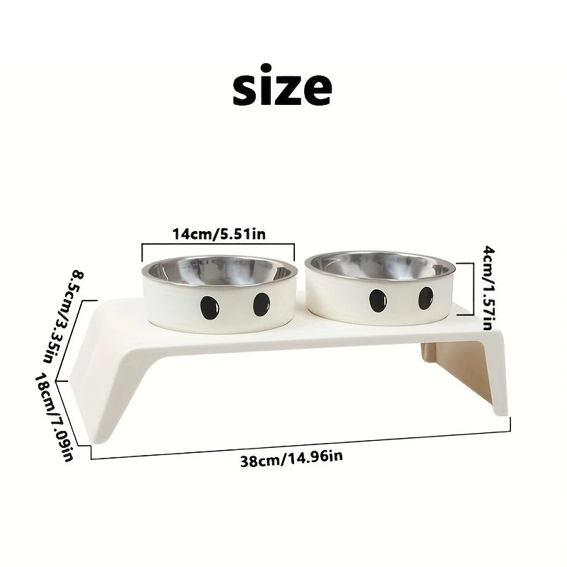 Double Elevated Dog Feeder | Stainless Steel