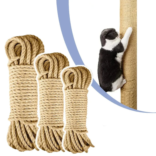 Natural Sisal Rope for Cat Scratchers | 10–50m